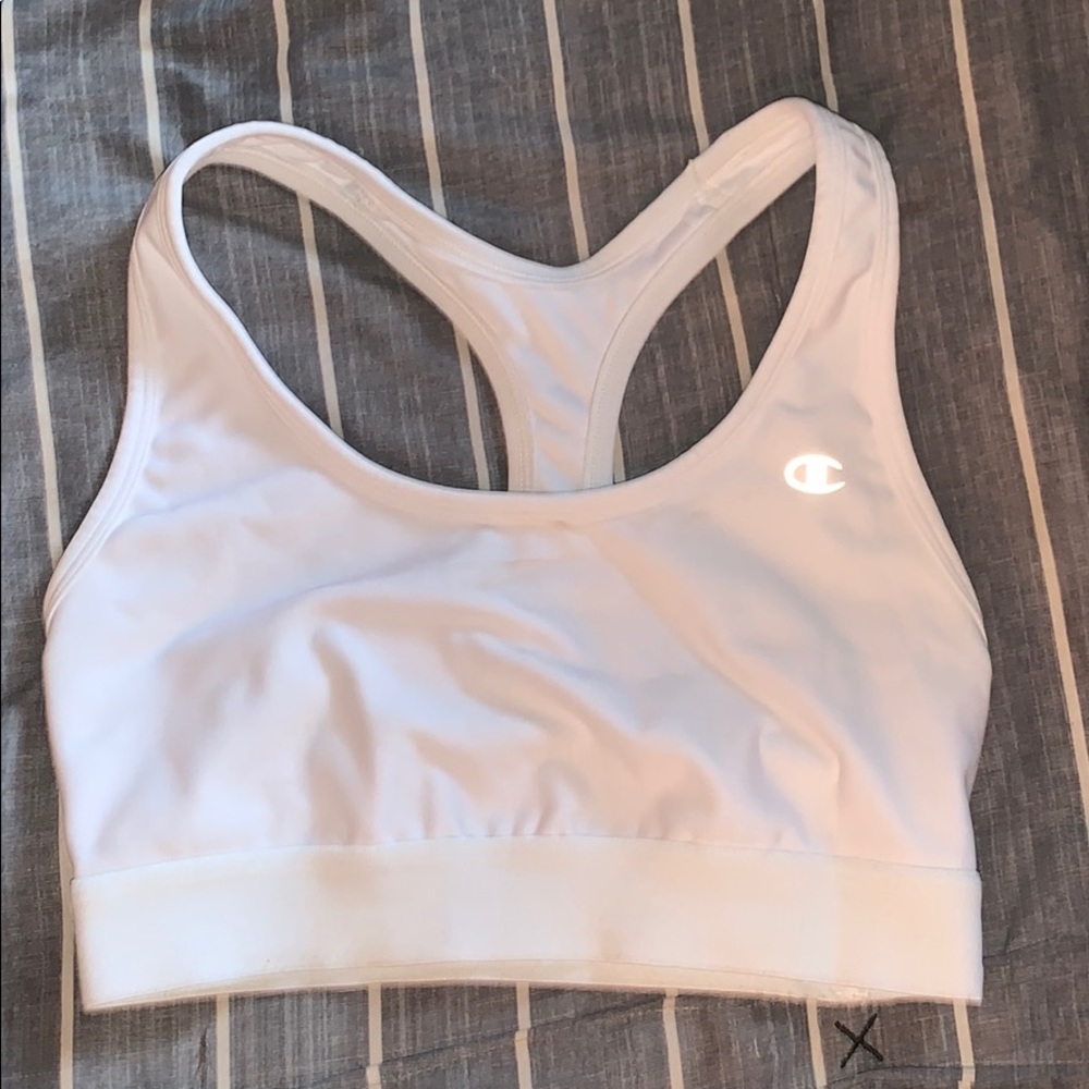 Champion Sports Bra White